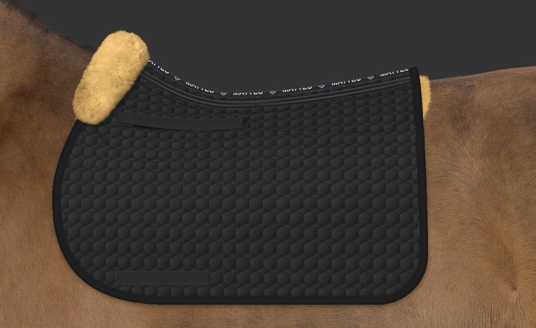 Mattes Correction Lammfellschabracke